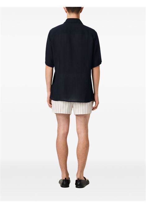 s/s classic shirt man navy AMI PARIS | HSH252.CO00984011